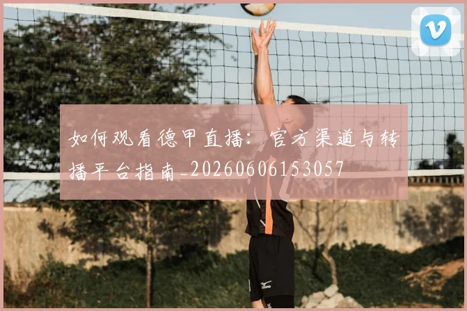 如何观看德甲直播：官方渠道与转播平台指南_20260606153057